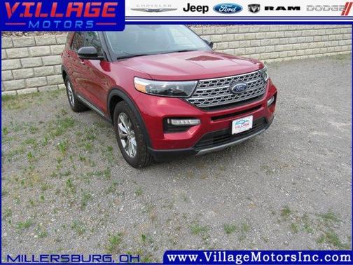 Red 2023 Ford Explorer Limited