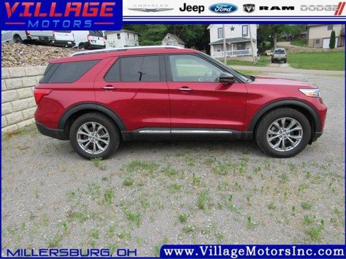 Red 2023 Ford Explorer Limited