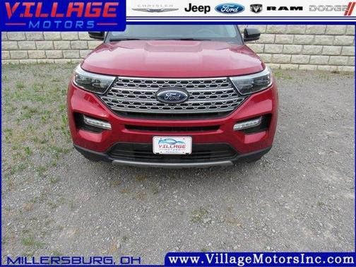 Red 2023 Ford Explorer Limited