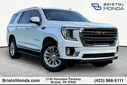 Summit White 2021 GMC Yukon SLT