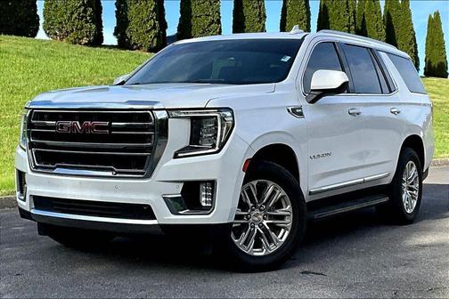 Summit White 2021 GMC Yukon SLT