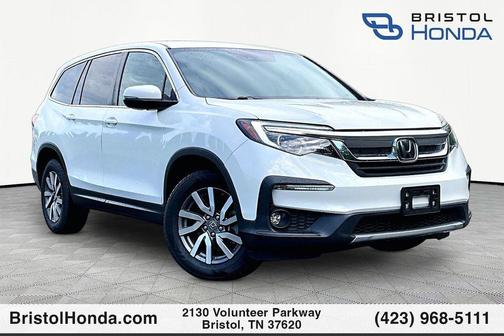 White Diamond Pearl 2019 Honda Pilot EX