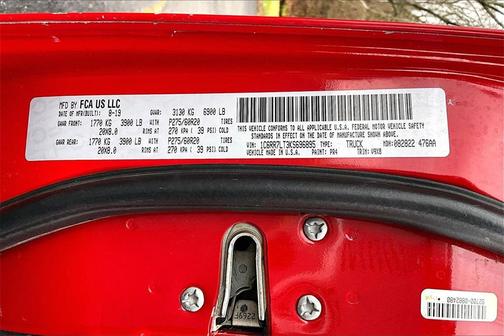 2019 RAM 1500 Classic Warlock Crew Cab 4x4 5'7' Box