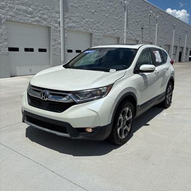 White Diamond Pearl 2017 Honda CR-V EX-L