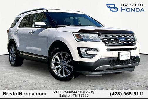 White Platinum Metallic Tri-Coat 2016 Ford Explorer Limited