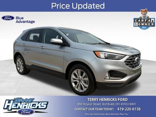 ICONIC SILVER 2024 Ford Edge TITANIUM