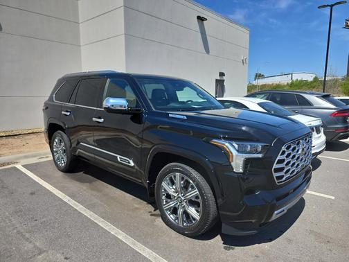 Midnight Black Metallic 2026 Toyota Sequoia Capstone