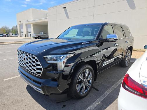 Midnight Black Metallic 2026 Toyota Sequoia Capstone
