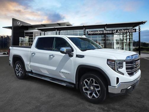 Summit White 2023 GMC Sierra 1500 SLT