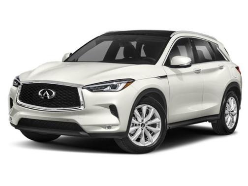 Lunar White 2021 INFINITI QX50 PURE