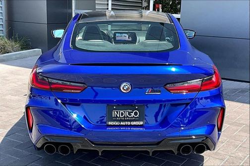 Marina Bay Blue Metallic 2023 BMW M8 Competition