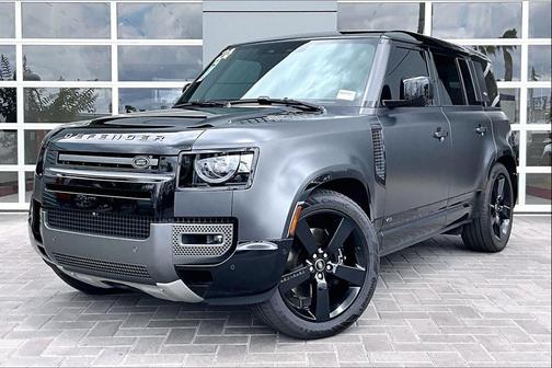 Carpathian Gray Premium Metallic 2024 Land Rover Defender 110 P525 Carpathian Edition