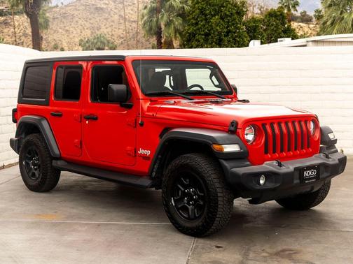 Firecracker Red Clearcoat 2019 Jeep Wrangler Unlimited Sport