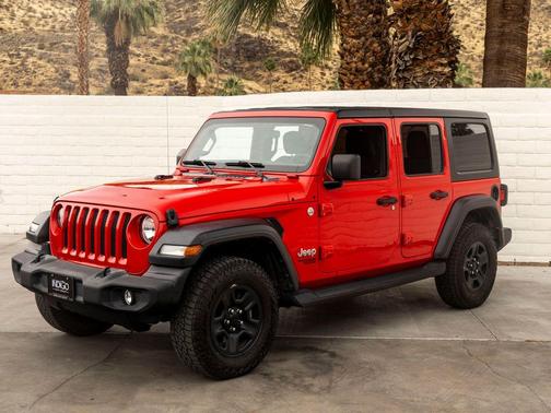 Firecracker Red Clearcoat 2019 Jeep Wrangler Unlimited Sport