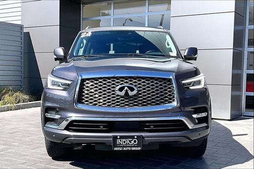 Anthracite Gray 2024 INFINITI QX80 Luxe