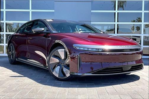 Burgundy 2024 Lucid Air Touring