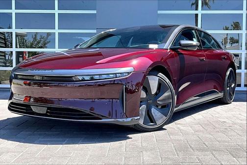 Burgundy 2024 Lucid Air Touring