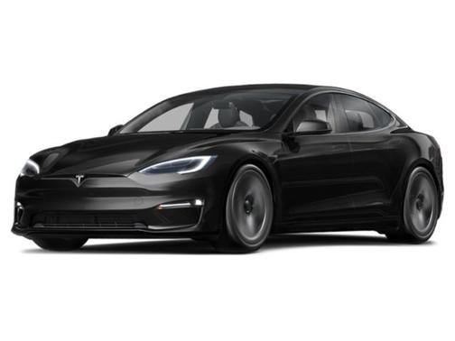 Solid Black 2022 Tesla Model S Plaid