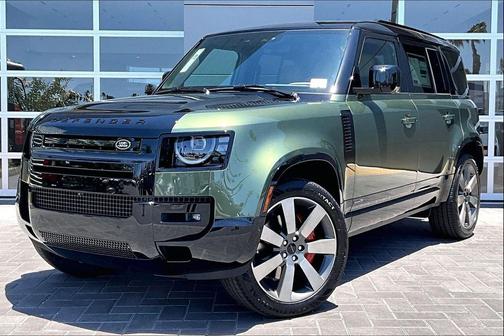 Woolstone Green Metallic 2026 Land Rover Defender P400 X