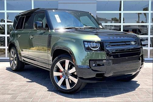 Woolstone Green Metallic 2026 Land Rover Defender P400 X