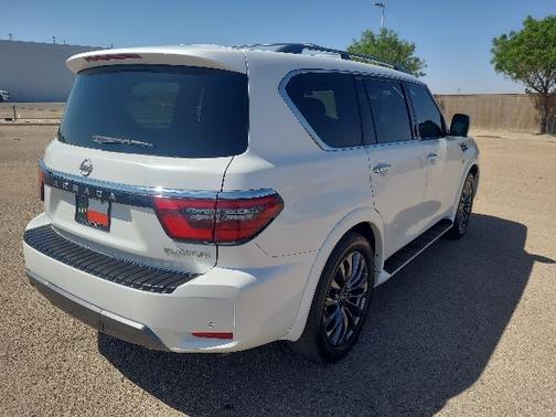 Aspen White 2021 Nissan Armada Platinum