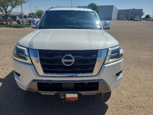 Aspen White 2021 Nissan Armada Platinum
