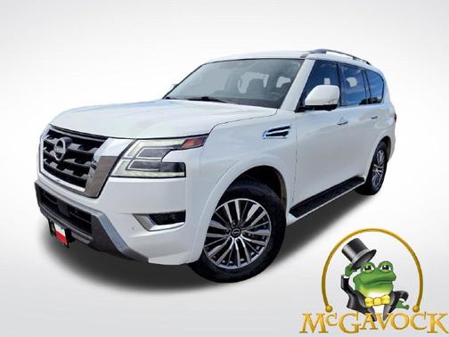 Aspen White 2023 Nissan Armada SL