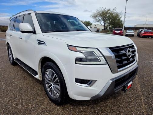 Aspen White 2023 Nissan Armada SL