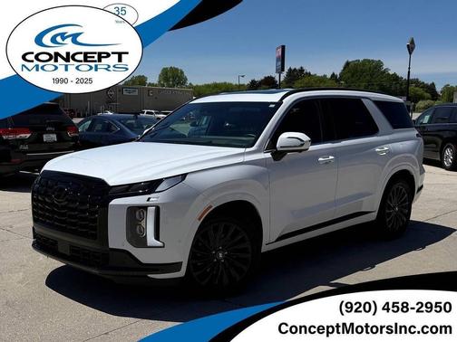 Hyper White 2025 Hyundai PALISADE Calligraphy Night Edition