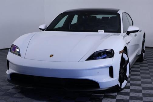 White 2025 Porsche Taycan 4
