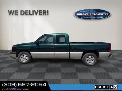 Woodland Green 2004 Chevrolet Silverado 1500 LS Extended Cab