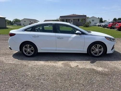 Quartz White Pearl 2018 Hyundai SONATA SEL
