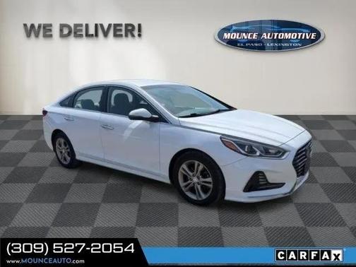 Quartz White Pearl 2018 Hyundai SONATA SEL