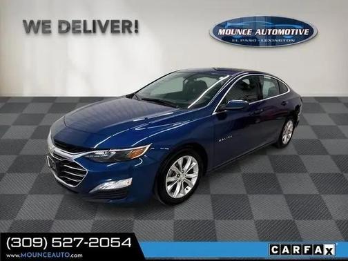 Blue 2019 Chevrolet Malibu LT