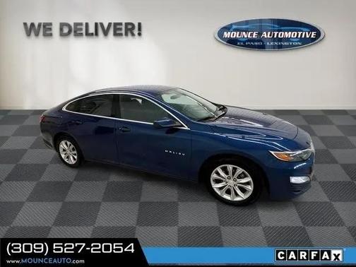 Blue 2019 Chevrolet Malibu LT