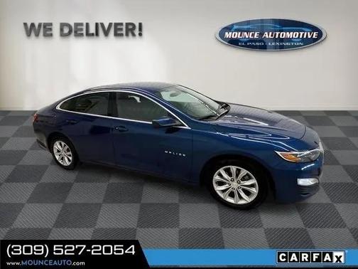 Blue 2019 Chevrolet Malibu LT