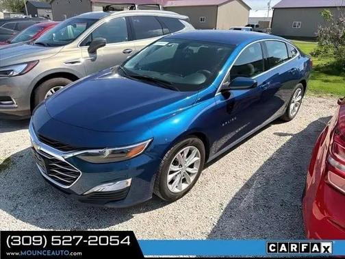 Blue 2019 Chevrolet Malibu LT