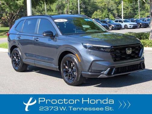Meteorite Gray Metallic 2026 Honda CR-V Hybrid Sport-L AWD