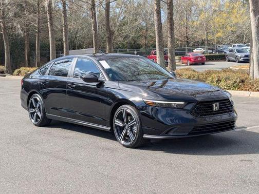 Crystal Black Pearl 2026 Honda Accord Hybrid Sport Sedan