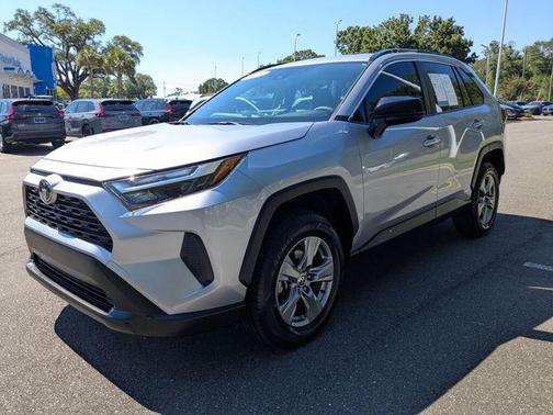 Silver Sky Metallic 2025 Toyota RAV4 Hybrid LE