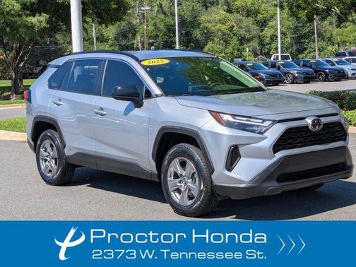Silver Sky Metallic 2025 Toyota RAV4 Hybrid LE