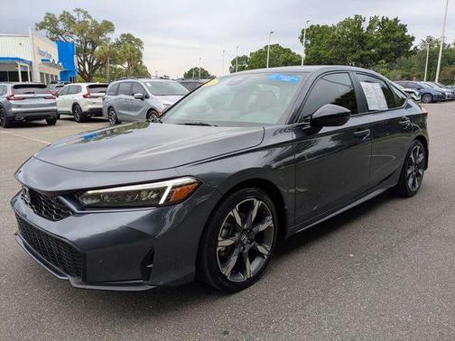 Meteorite Gray Metallic 2026 Honda Civic Hybrid Sport Touring