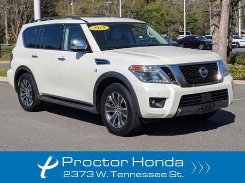 Pearl White Tricoat 2019 Nissan Armada SL