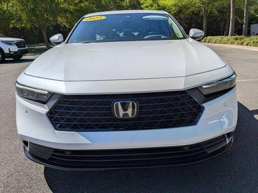 Platinum White Pearl 2023 Honda Accord Hybrid Touring
