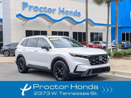 Platinum White Pearl 2024 Honda CR-V Hybrid Sport FWD