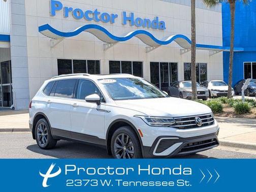 White 2022 Volkswagen Tiguan 2.0T SE 4MOTION