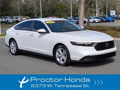 Platinum White Pearl 2023 Honda Accord LX 1.5T Sedan