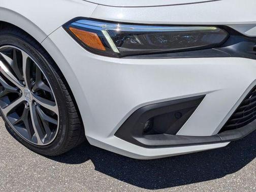 Platinum White Pearl 2024 Honda Civic Touring