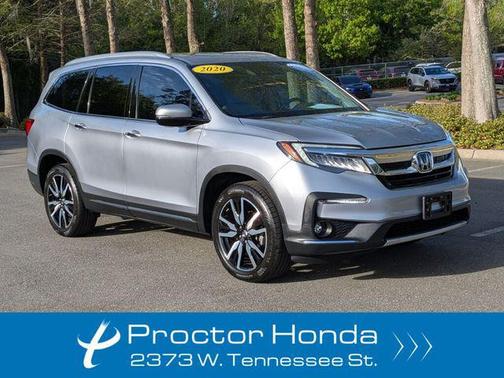 Lunar Silver Metallic 2020 Honda Pilot AWD Elite