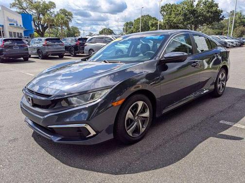 Blue 2020 Honda Civic LX